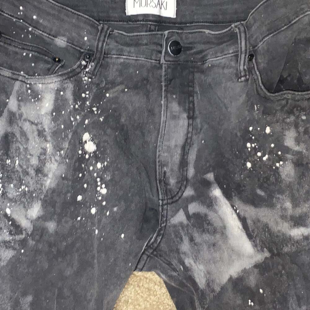 Denim Collection Black Distressed Ankle Skinny Jeans